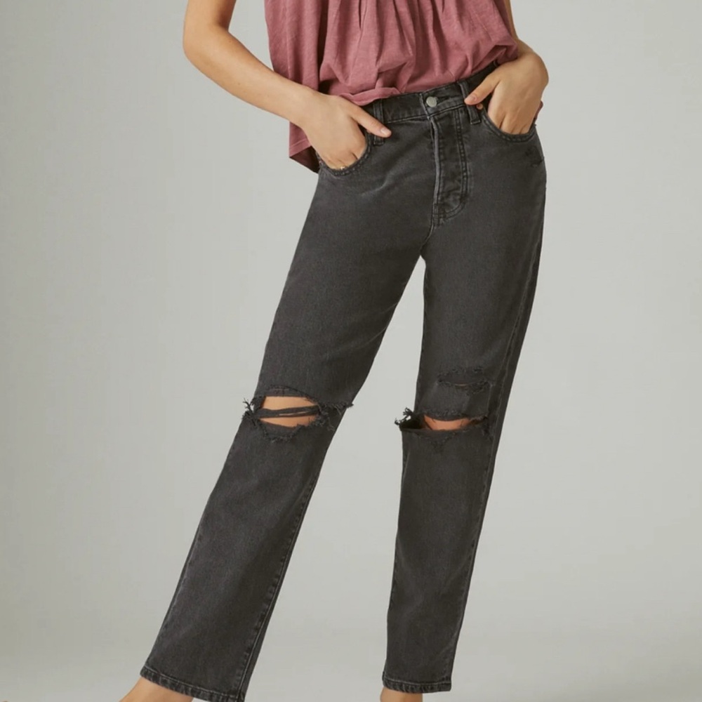 Lucky Brand 90s High Rise Straight Jean